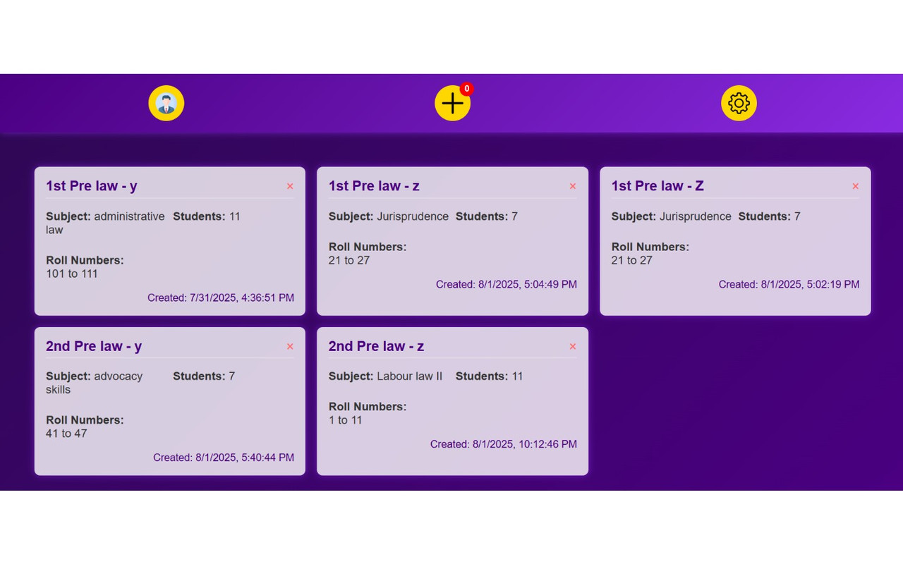 Attendance Management App